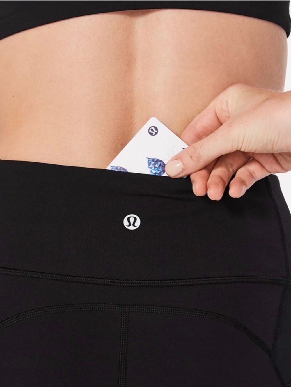 Lululemon All The Right Places Crop II 23” Size 6 Black Tight Leggings - Picture 6 of 11